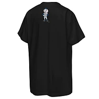 Youth Mitchell & Ness  Black New York Mets Big Face Mascot T-Shirt