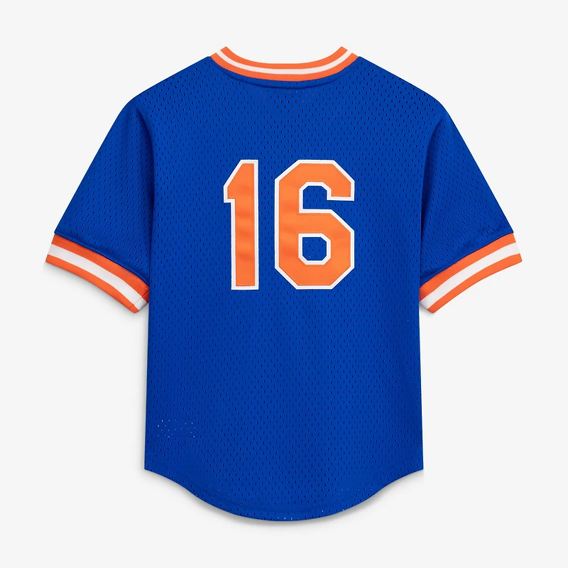 Youth Mitchell & Ness Dwight Gooden Royal New York Mets Mesh Batting Practice Jersey