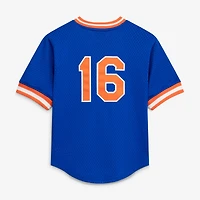 Youth Mitchell & Ness Dwight Gooden Royal New York Mets Mesh Batting Practice Jersey