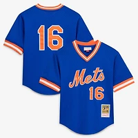 Youth Mitchell & Ness Dwight Gooden Royal New York Mets Mesh Batting Practice Jersey
