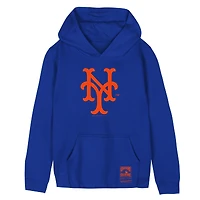 Youth Mitchell & Ness Royal New York Mets Retro Logo Hoodie