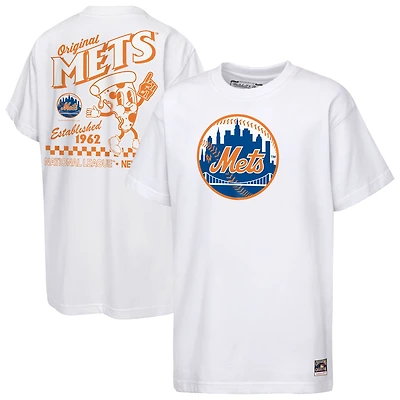 Youth Mitchell & Ness  White New York Mets Cooperstown Concession T-Shirt