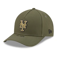 Youth New Era Olive New York Mets 2026 Armed Forces Day 9FORTY M-Crown Adjustable Hat