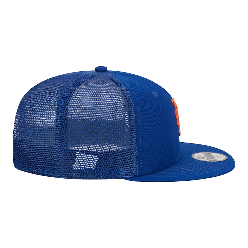 Casquette trucker snapback New Era Royal New York Mets 9FIFTY pour jeunes