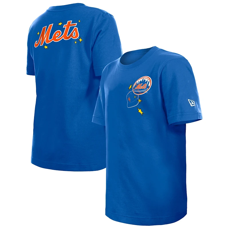 Youth New Era Royal York Mets Stars & Cap T-Shirt