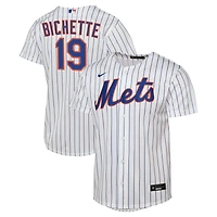 Youth Nike Bo Bichette White New York Mets Home Replica Jersey