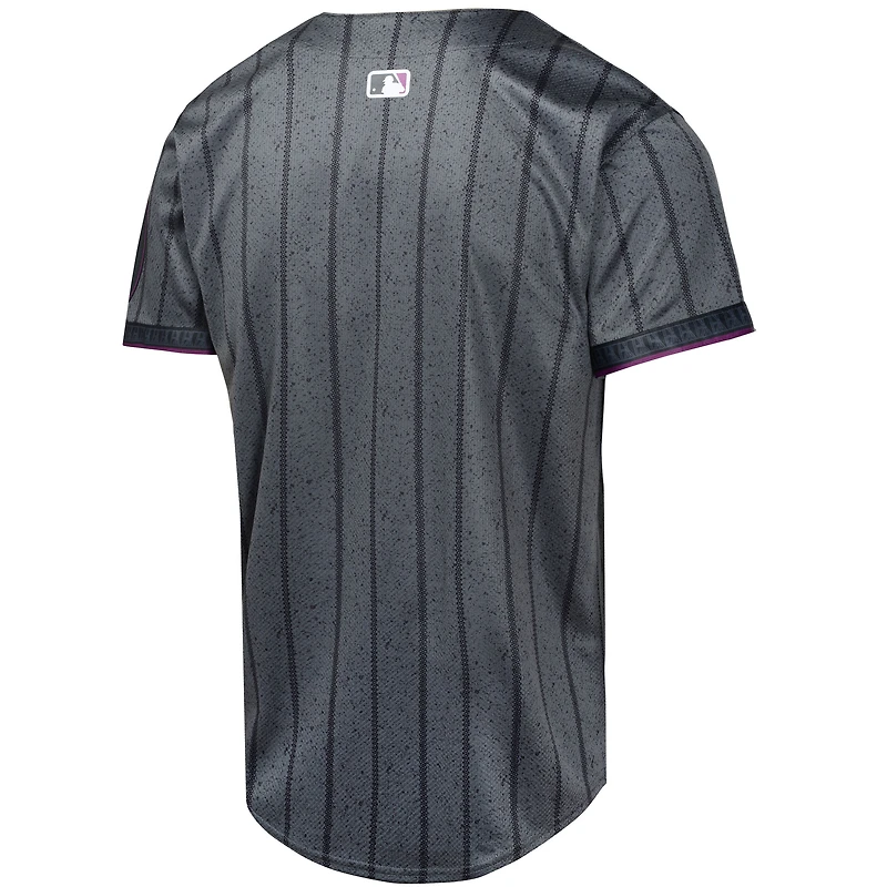 Maillot Nike Graphite New York Mets 2024 City Connect Limited pour jeunes