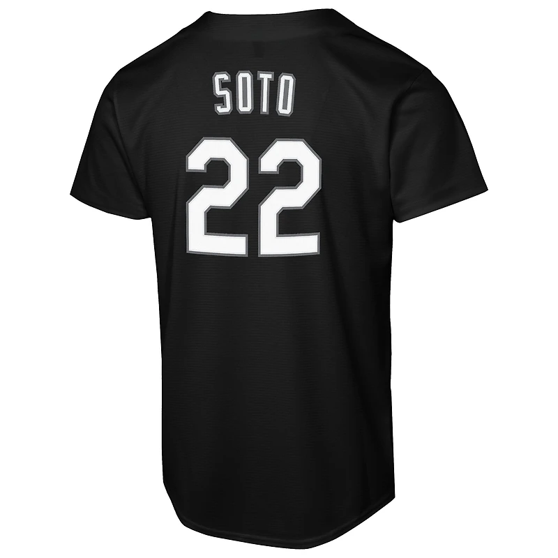 Youth Nike Juan Soto Black New York Mets Replica Fashion Jersey