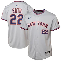 Youth Nike Juan Soto Gray New York Mets Limited Player Jersey