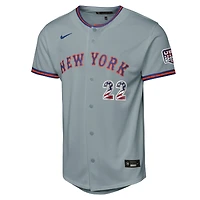 Maillot réplique Nike Juan Soto gris New York Mets USA 250 pour enfant, édition spéciale 4 juillet, match à l'extérieur