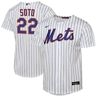 Youth Nike Juan Soto White New York Mets Home Replica Jersey