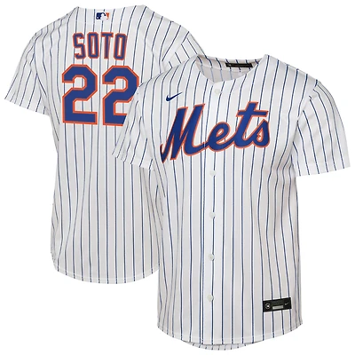 Maillot Nike Juan Soto blanc pour jeune des New York Mets à domicile