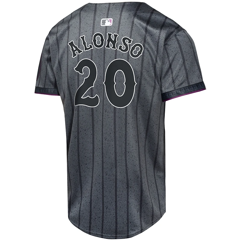 Youth Nike Pete Alonso Graphite New York Mets 2024 City Connect Limited Player Jersey