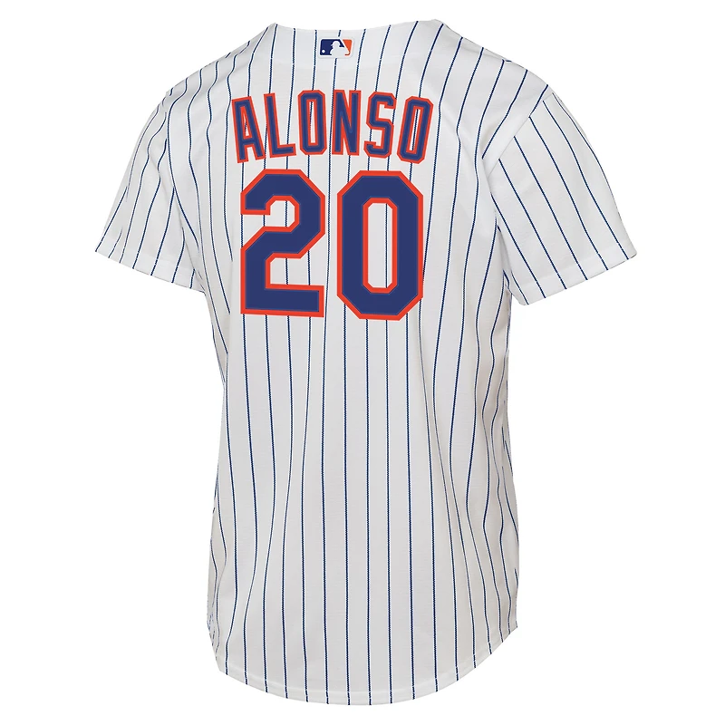 Youth Nike Pete Alonso White New York Mets Home Replica Player Jersey