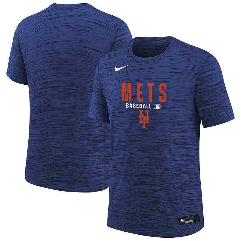 Youth Nike Royal New York Mets Authentic Collection Velocity Dri-FIT T-Shirt