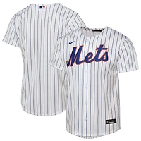 Youth Nike  White New York Mets Home Replica Jersey