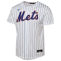 Youth Nike  White New York Mets Home Replica Jersey
