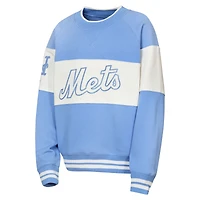Sweat-shirt Youth Outerstuff bleu New York Mets Ultimate Pastels On Base