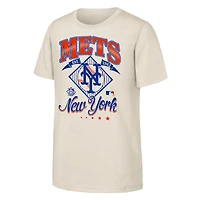 Youth Outerstuff  Natural New York Mets Triple Hit T-Shirt