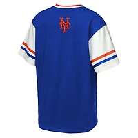 T-shirt à col rond Youth Outerstuff Royal New York Mets Big League Base Runner