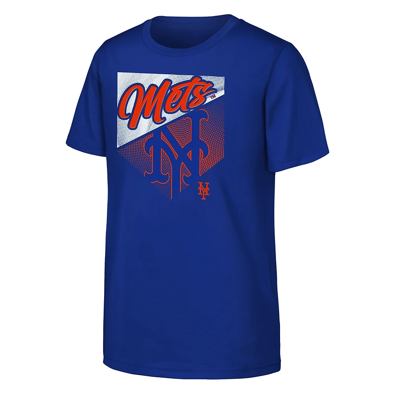 Youth Outerstuff  Royal New York Mets Prime Plate T-Shirt