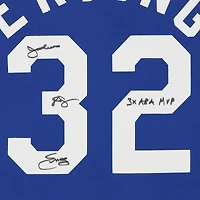Julius Erving Blue New York Nets Autographed Mitchell & Ness 1973-74 Authentic Jersey with "3x ABA MVP" Inscription