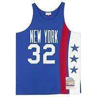 Maillot authentique Mitchell & Ness Hardwood Classics dédicacé par Julius Erving des New York Nets