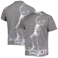 T-shirt Mitchell & Ness Julius Erving gris chiné New York Nets Above The Rim pour homme