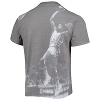 Men's Mitchell & Ness Julius Erving Heather Gray New York Nets Above The Rim T-Shirt