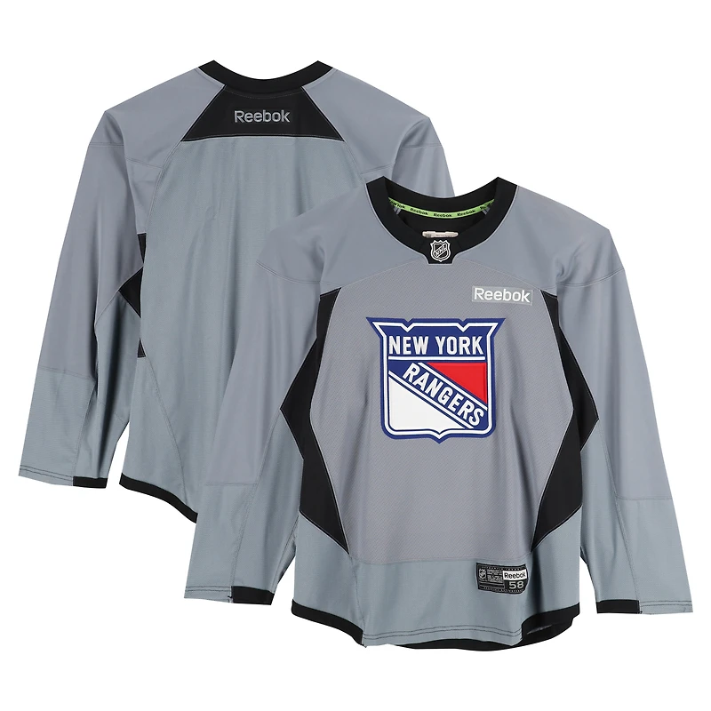 New York Rangers Practice-Used Gray Jersey - Size 58