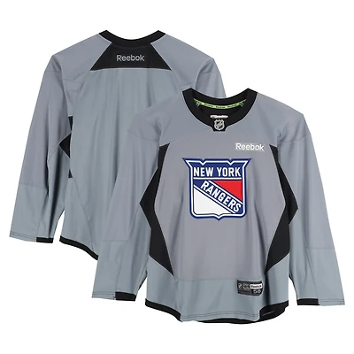 New York Rangers Practice-Used Gray Jersey - Size 58