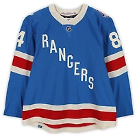 Adam Edstrom New York Rangers Game-Used #84 Blue Centennial Jersey vs. Toronto Maple Leafs on March 5, 2026