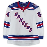 Adam Edstrom New York Rangers Game-Used #84 White Set 3 Jersey from the 2025-26 NHL Season