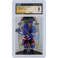 Adam Fox New York Rangers Autographed 2019-20 Upper Deck Allure #93 CGC Fanatics Witnessed Authenticated /10 Rookie Card