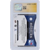 Adam Fox New York Rangers Autographed 2019-20 Upper Deck Ultimate Collection Ultimate Rookie Jersey Relic #187 #/399 CGC Fanatics Witnessed Authenticated Auto 10 Rookie Card