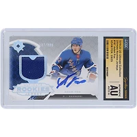 Adam Fox New York Rangers Autographié 2019-20 Upper Deck Ultimate Collection Ultimate Rookie Jersey Relic #187 #/399 CGC Fanatics Witnessed Authenticated Auto 10 Rookie Card