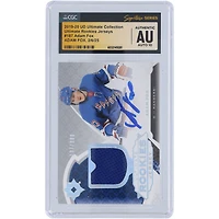Adam Fox New York Rangers Autographié 2019-20 Upper Deck Ultimate Collection Ultimate Rookie Jersey Relic #187 #/399 CGC Fanatics Witnessed Authenticated Auto 10 Rookie Card