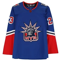 Maillot authentique Adidas Reverse Retro autographié par Adam Fox des Rangers de New York 2022-23