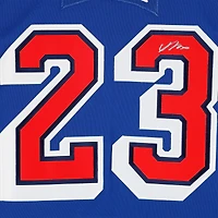 Maillot authentique Adidas Reverse Retro autographié par Adam Fox des Rangers de New York 2022-23