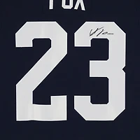 Maillot authentique adidas alternatif bleu marine 2023-24 autographié par Adam Fox des New York Rangers