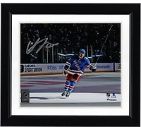 Adam Fox New York Rangers Autographed 8" x 10" Postgame Salute Photograph
