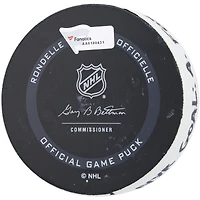 Rondelle de but autographiée par Adam Fox des Rangers de New York lors du match du 19 janvier 2022 contre les Maple Leafs de Toronto - Deuxième des deux buts marqués