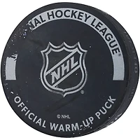 Rondelle d'entraînement autographiée par Adam Fox des Rangers de New York utilisée lors de l'échauffement contre les Bruins de Boston le 19 janvier 2023