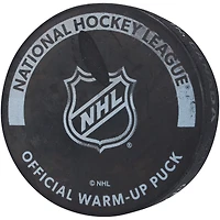 Rondelle d'entraînement autographiée par Adam Fox des Rangers de New York utilisée lors de l'échauffement contre les Capitals de Washington le 14 mars 2023