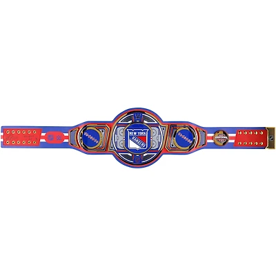 Ceinture de titre WWE Legacy autographiée par Adam Fox des New York Rangers avec inscription « No Quit in NY » - Édition limitée à 5 exemplaires