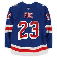 Adam Fox New York Rangers Game-Used #23 Blue Set 2 Jersey from the 2025-26 NHL Season