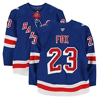 Adam Fox New York Rangers Game-Used #23 Blue Set 2 Jersey from the 2025-26 NHL Season