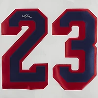 Maillot adidas authentique autographié par Adam Fox White des New York Rangers