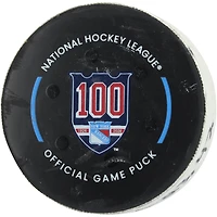 Adam Sýkora New York Rangers Game-Used Goal Puck from March 29, 2026 vs. Florida Panthers