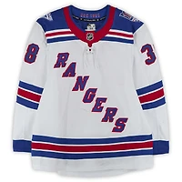 Adam Sýkora New York Rangers Game-Used #38 White Set 3 Jersey from the 2025-26 NHL Season
